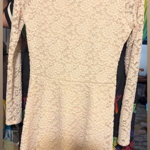 Charlotte Russe Soft Pink Lace Top